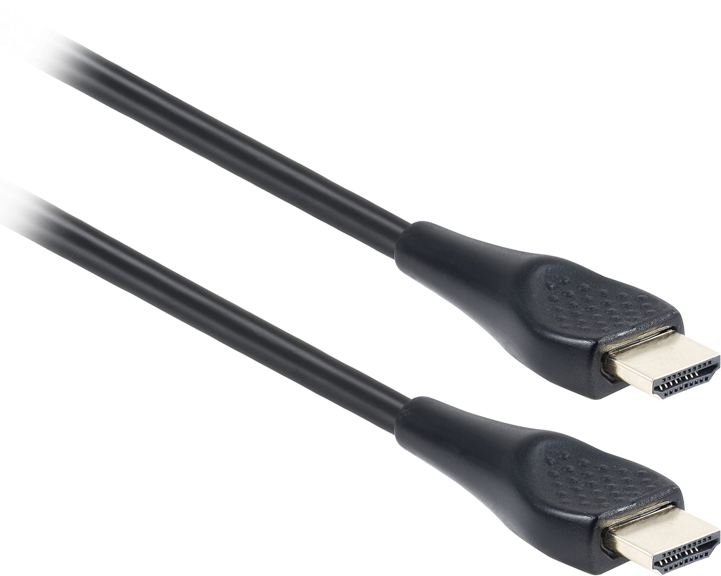 Philips 4K HDMI Cable, 6 ft. 1080p 120Hz 4K 60Hz, HDMI 2.0 10.2Gbps Ethernet, EZ Grip Connector Heads, Gold Connectors, for TV, Monitor, Laptop, PS4