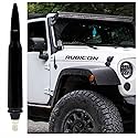 Short Stubby Antenna Mast AM FM Radio Rod Replacement Compatible with Fit for 2007-2022 Jeep Wrangler JK & JL Gladiator JT