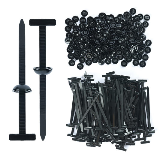 50pcs Nylon Universal Cable Tie Buckle: Auto Zip Tie Buckles for Cars, High-Strength Cable Tie Buckle Zip Tie with Universal Use
