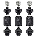 12 Pcs 1/4" & 3/8" Camera Screw Adapter Set - DSLR, GoPro, Flash & Light Stand Mounts