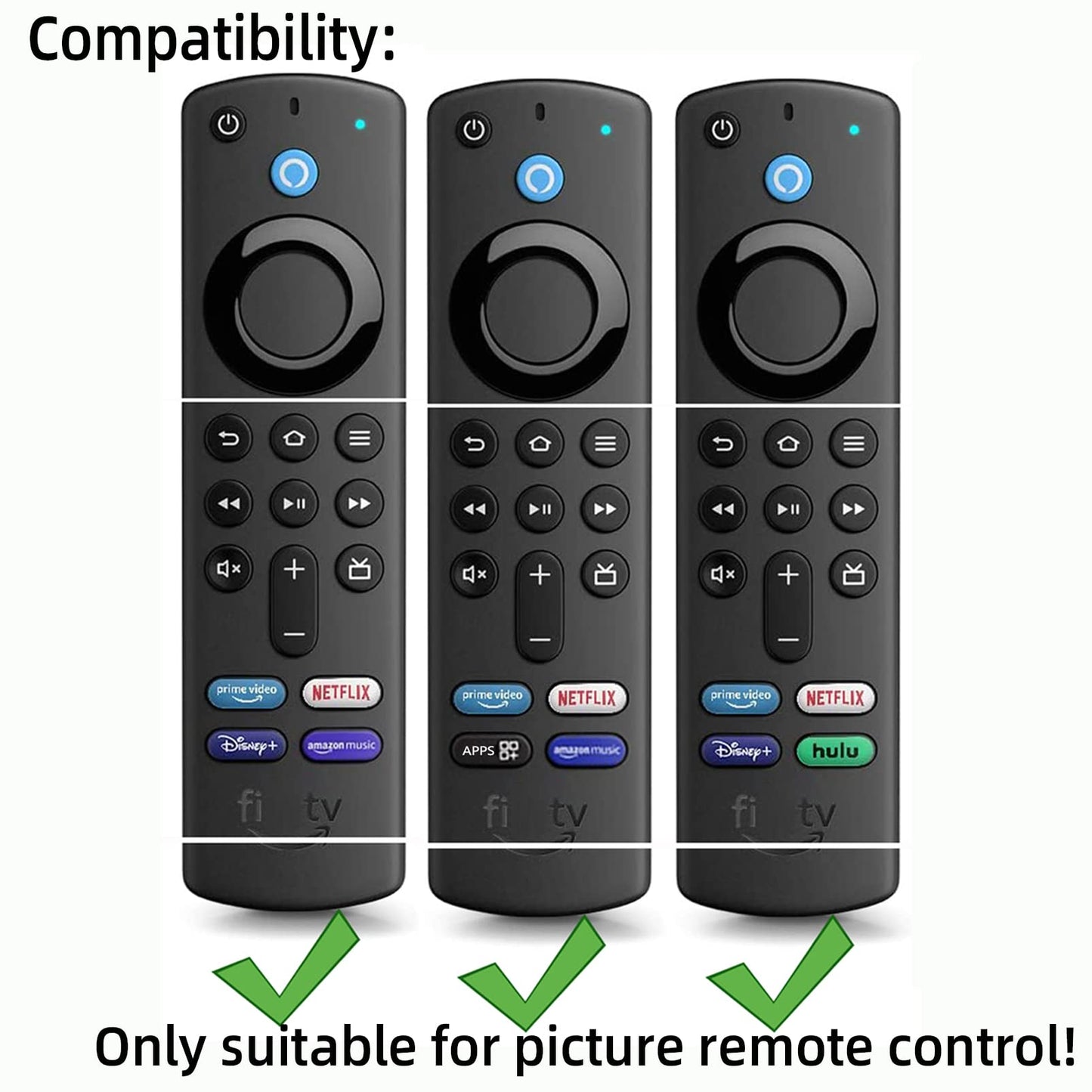 Silicone Remote Cover for Fire TV Stick 3rd Gen 2021 /Fire TV Stick 4k Max Silicone Case Anti-Slip Silicone Protective Case Silicone Sleeve