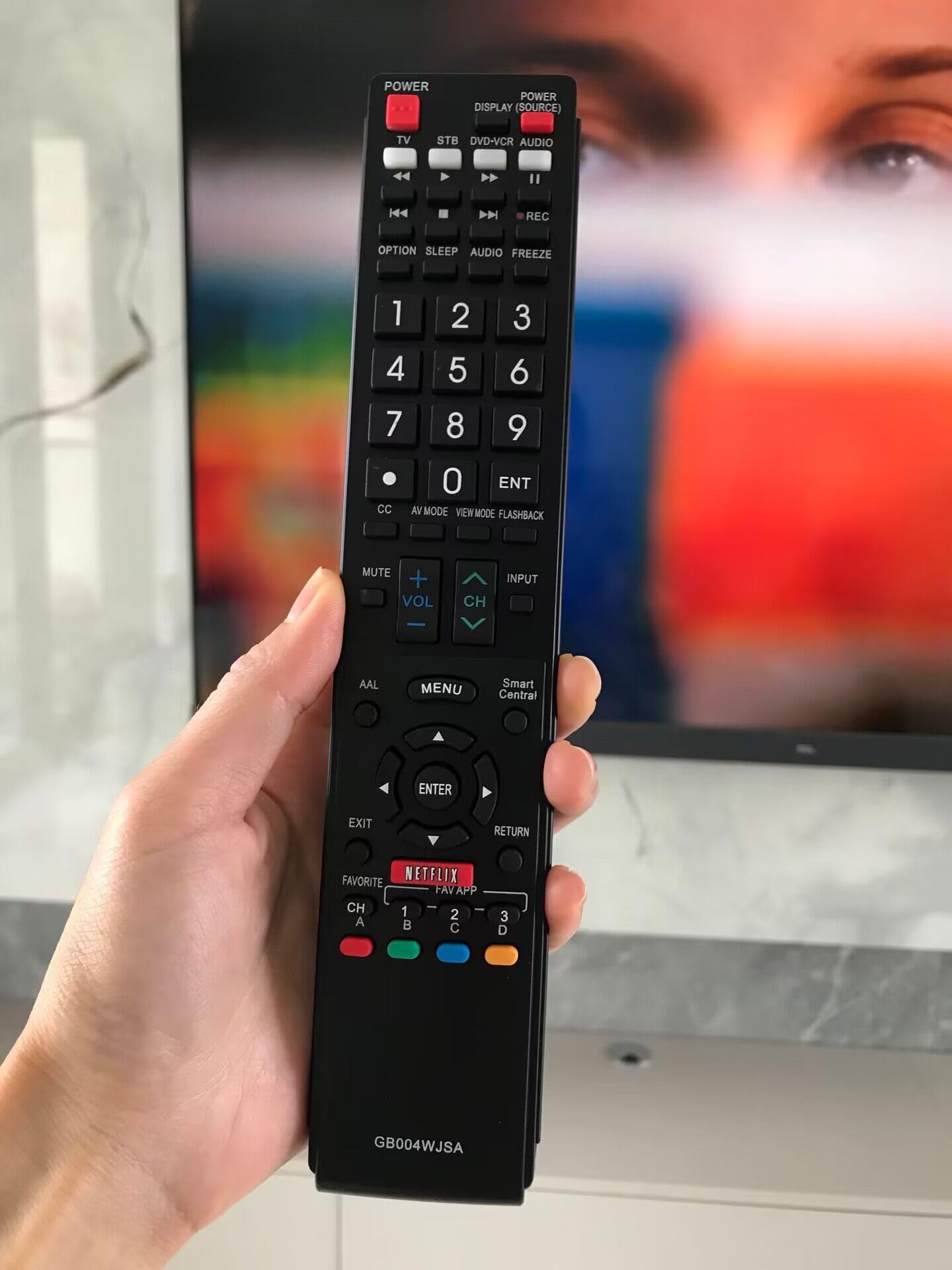 GB004WJSA Universal Replacement Remote Control for All Sharp Aquos Smart TV GB005WJSA LC-70LE640U LC-70LE650U LC-80LE650U LC-90LE657U LC-60LE755U