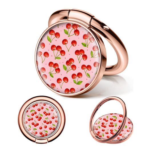 DLLFIOPA Cell Phone Ring Holder Grip, Luxury Rose Gold Metal Ring Holder 360°Rotation Finger Ring Stand, Cute Large Cell Phone Kickstand Grip