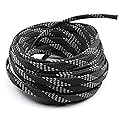 Othmro 32.8ft Length PET Flexible Expandable Braided Cable Sleeves 0.31in Width Wire Loom Sleeving and Organizer Flexible Wire Mesh Sleeves for TV