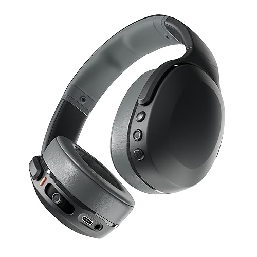 Skullcandy Crusher Evo Wireless Bluetooth Headphones with Multi-Sensory Bass, Noise Isolating Over-Ear Fit, Up to 40 Hours Battery, Microphone…