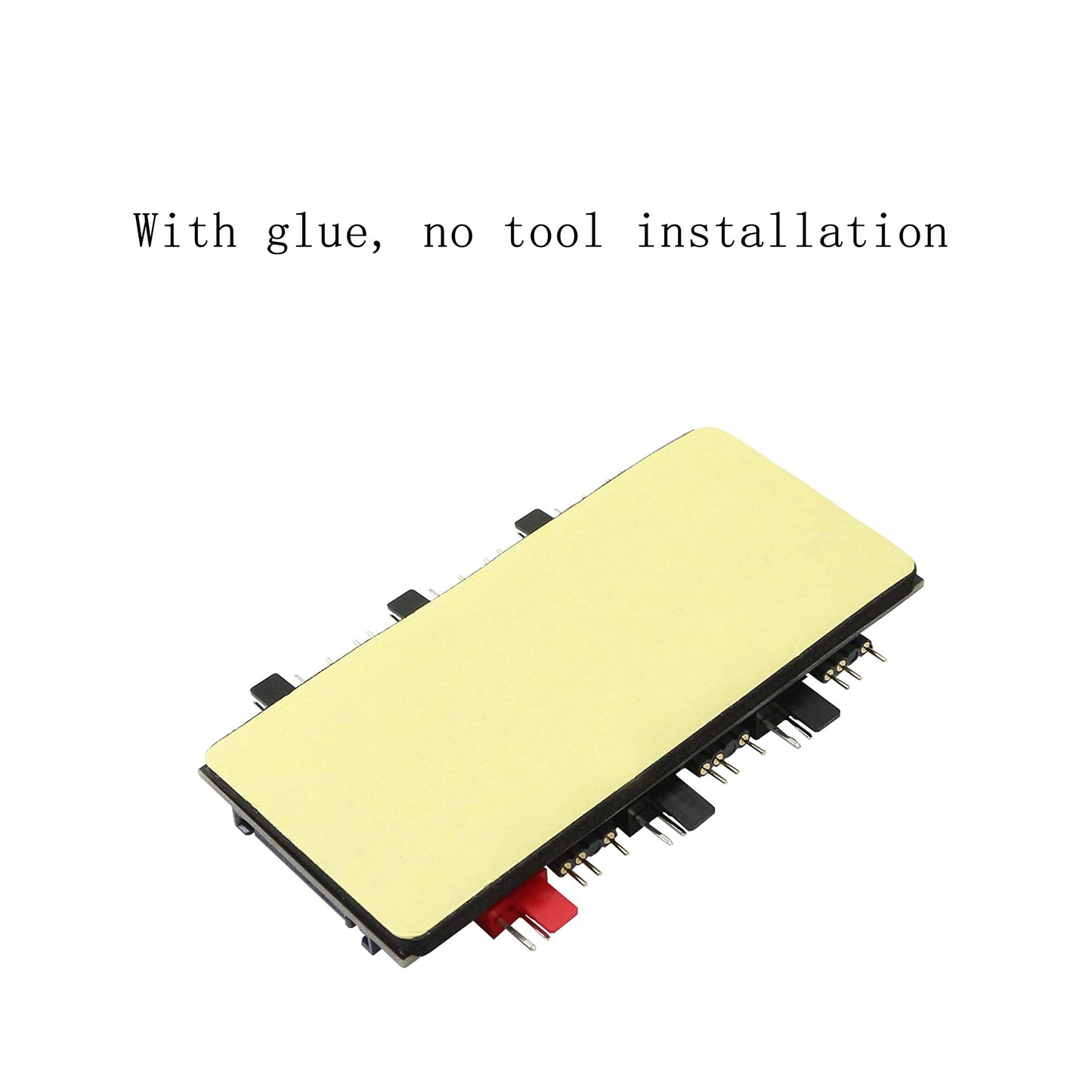12V 4Pin PWM & 5V 3Pin ARGB with SATA 15Pin Power 2-in-1 Hub 6 Way Sync CPU Cooling Fan Addressable RGB Lighting PCB Splitter for Extended Motherboard