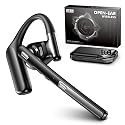 Bluetooth Headset V6.0, Open Ear Wireless Earpiece with Noise Canceling Mic, 96H Talking Time with the 950 mAh Charging Case for iOS Android Laptop