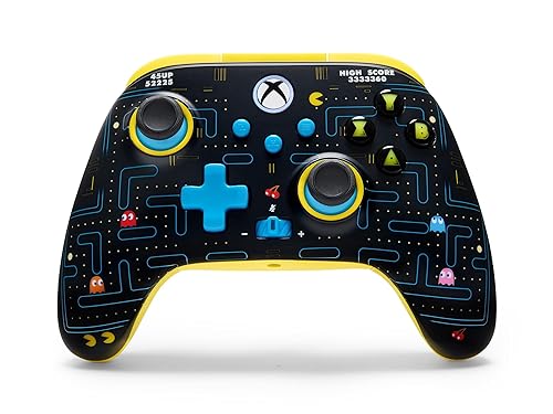 PowerA Wireless Controller for Xbox Series X|S - PAC-MAN SE, hall effect thumbsticks, low latency wireless, officially licensed, works with Xbox One