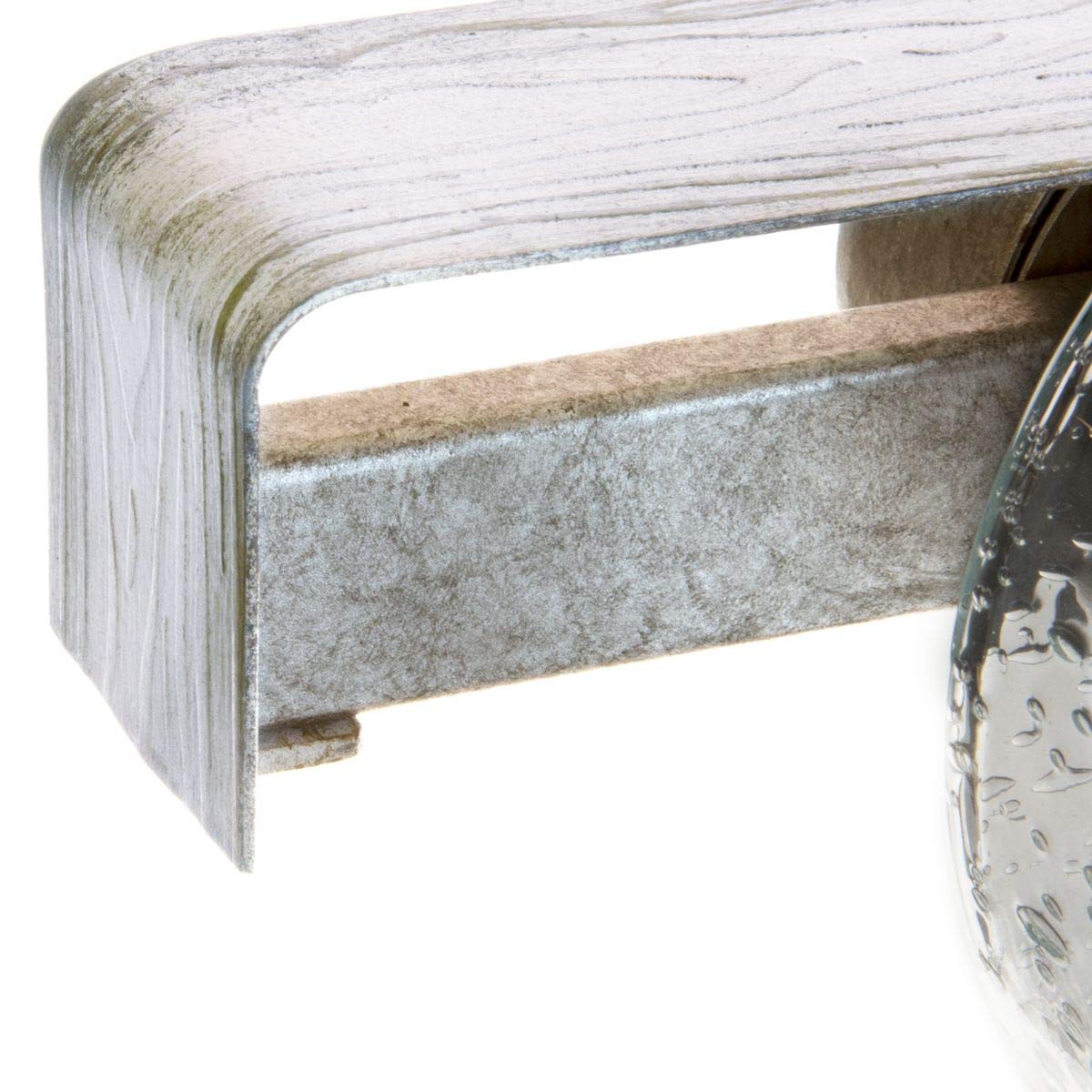 Progress Lighting Gulliver Collection 3-Light Clear Seeded Glass Coastal Bath Vanity Light Galvanized