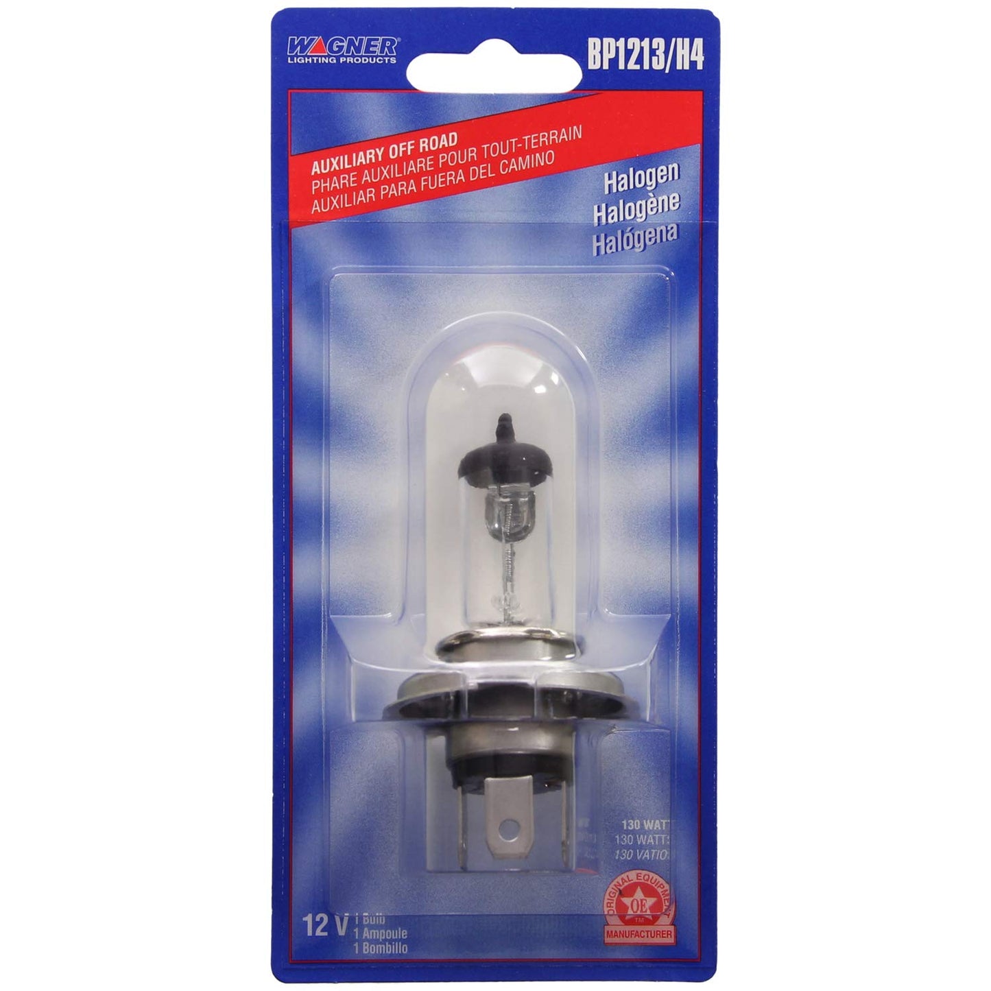 Wagner Lighting BP1213/H4 Multi-Purpose Light Bulb Card of 1