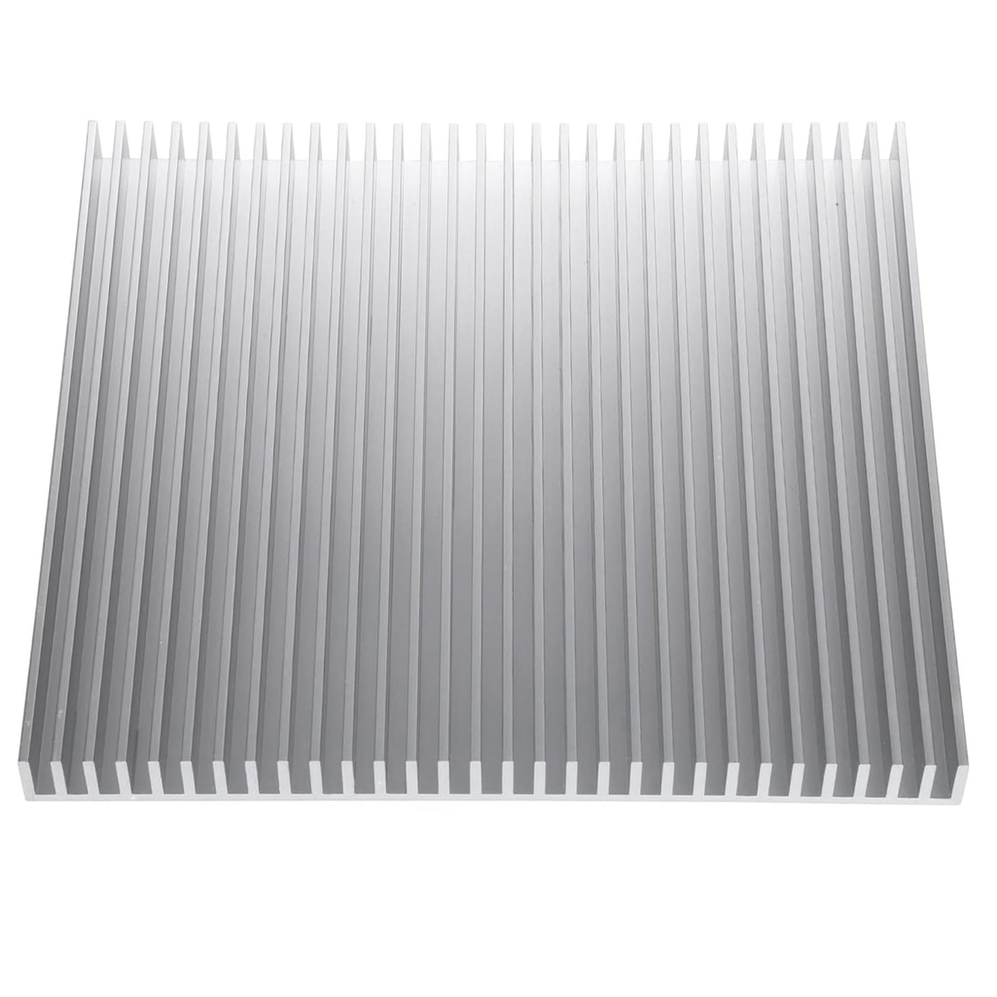 Awxlumv Large LED Aluminum Heatsink 200 x 220 x 18mm / 7.87 x 8.66 x 0.7 Inch Cooler 30 Fins Heat Sink Board