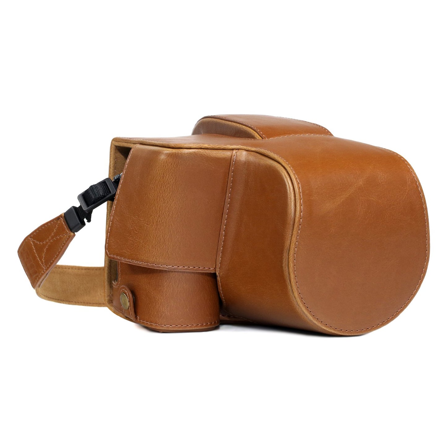 MegaGear Sony Cyber-Shot DSC-RX10 IV, DSC-RX10 III Ever Ready Leather Camera Case and Strap, with Battery Access - Light Brown - MG762