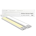 SparkleGlee 15" Rechargeable Under Cabinet Lighting 2 Pack - Motion Sensor, Dimmable LED, 3 Color Temps, 2200mAh Battery, Magnetic Mount Lights