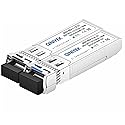 A Pair of 10G SFP LR BIDI Module, BIDI GBIC 1330nm-TX/1270nm-RX, SMF, up to 10 km Compatible with Cisco SFP-10G-BXD-I/SFP-10G-BXU-I, for Cisco