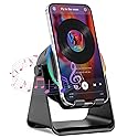 TEFELE Wireless Induction Speaker, 5-in-1 Bluetooth Speaker with Phone Holder, 360° Rotation & RGB Lights, HD Stereo Sound for iPhone/Samsung/Android