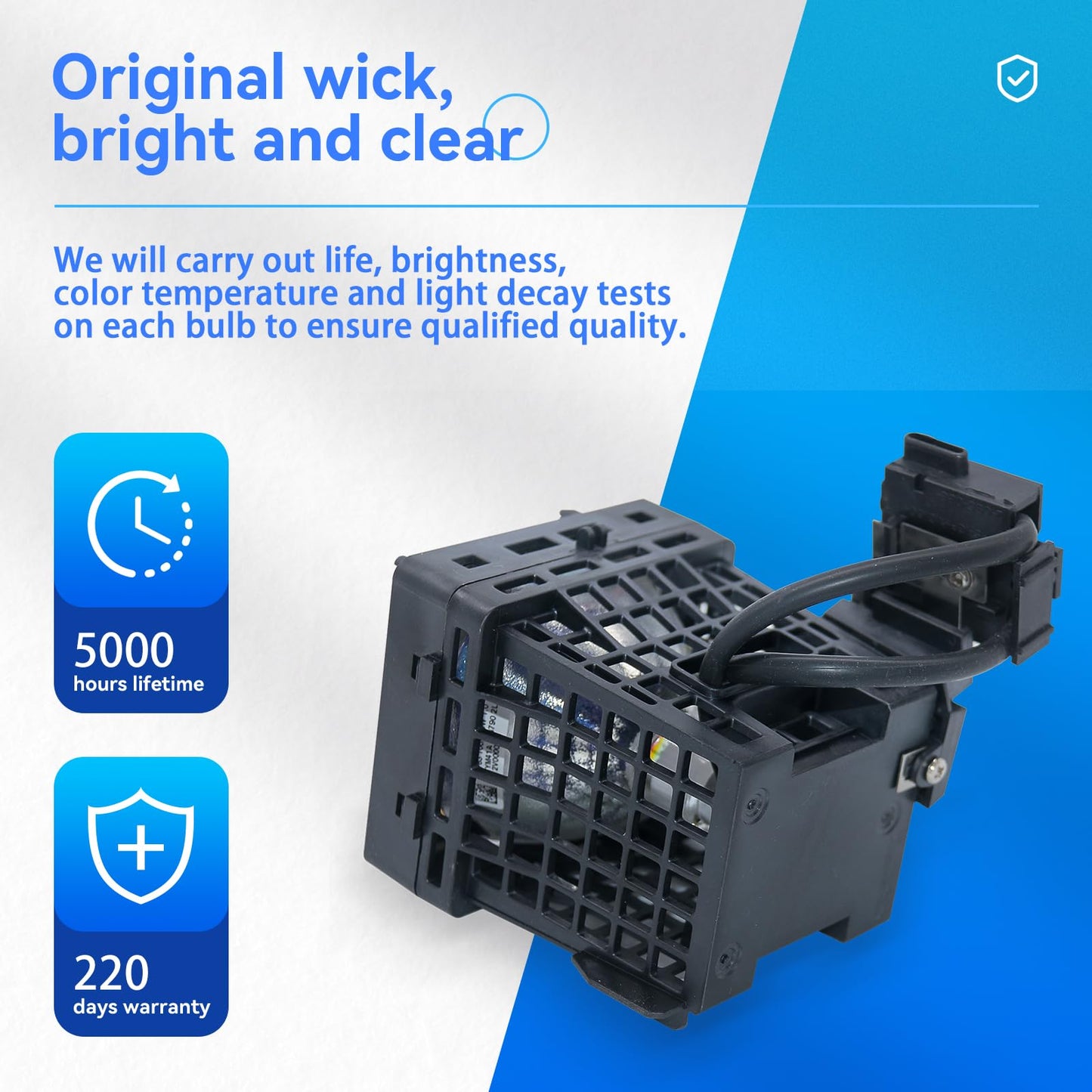 ZMSTLAMP XL-5200 for Sony KDS-50A2000 KDS-50A2020 KDS-50A3000 KDS-55A2000 KDS-55A2020 KDS-55A3000 KDS-60A2000 KDS-60A2020 KDS-60A3000 Replacement Rear