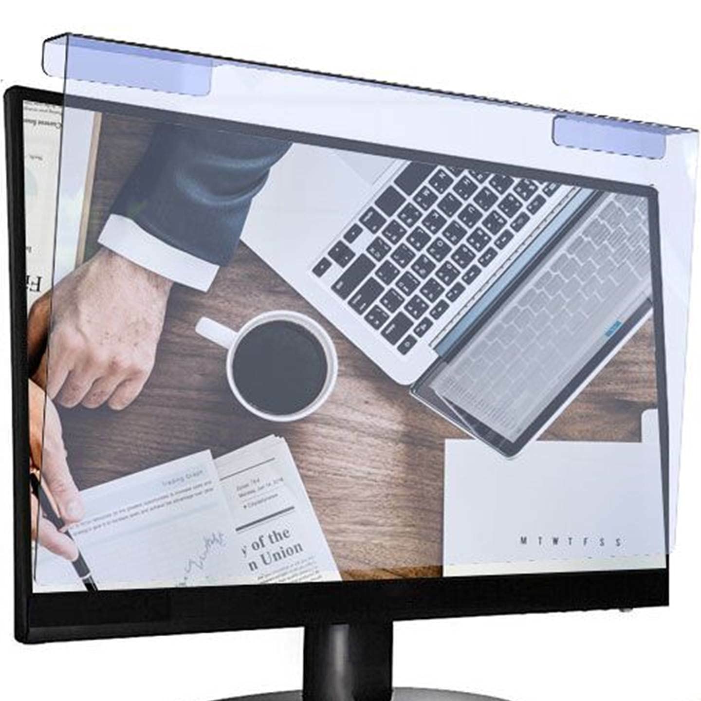 Screen Protector for 24" inch (16:9 Aspect Ratio) Desktop Compoter PC Monitor [Anti Blue Light], Eye Protection, Reduce Eye Strain, SuperGuardZ, UV