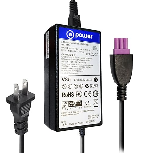 T-POWER 32V Charger for HP PhotoSmart D110A ScanJet Enterprise 5000 7000 Series s2 s3 Sheet-Feed Scanner Photo Smart D 110A D 110 A D110 A ScanJet…