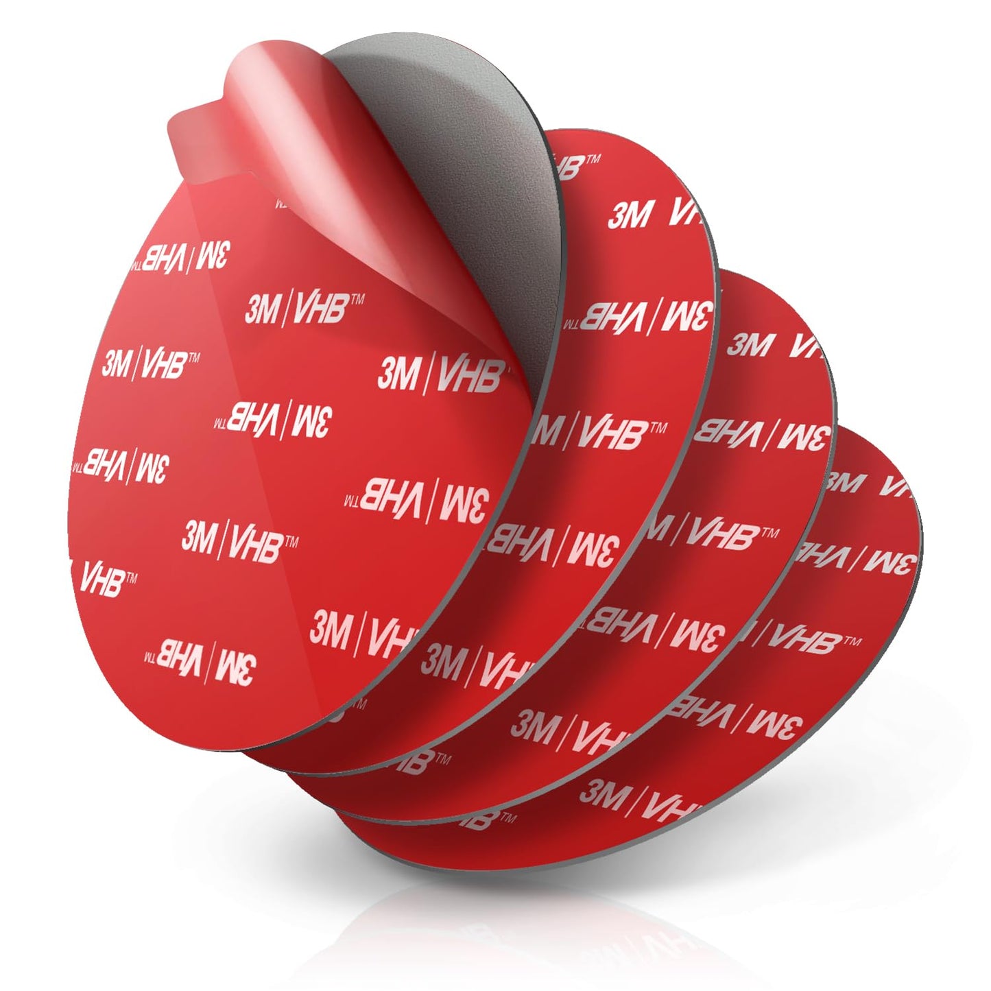 volport Sticky Adhesive Replacement for Dashboard Suction Cup Mount, 80mm (3.15") 4pcs Circle Double-Sided Extra Strong Adhesive Sticker Tapes