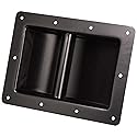 Audio2000'S ACC5902 Recessed Steel Bar Handle for Speaker, Case, and Cabinet (Width: 8-5/8 Inches; Height: 6-3/8 Inches)
