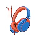 MIDOLA Kids Headphone Wired Volume Limited 85/94dB Over-Ear/On-Ear Foldable Headset with Microphone Hearing Protection Headphones for Toddler Boy…