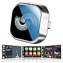 Wireless CarPlay Adapter for iPhone, 2-in-1 Wireless Car Play & Android Auto Adapter, 3X Fast Stable Connection-No Latency from iOS 10+, Wide