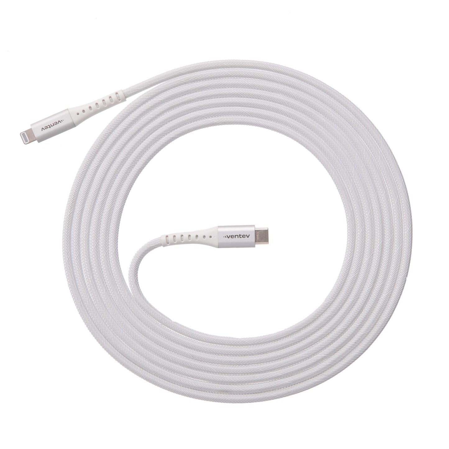 Ventev Alloy USB C to Apple Lightning High Speed Ultradurable 10 Foot Cable