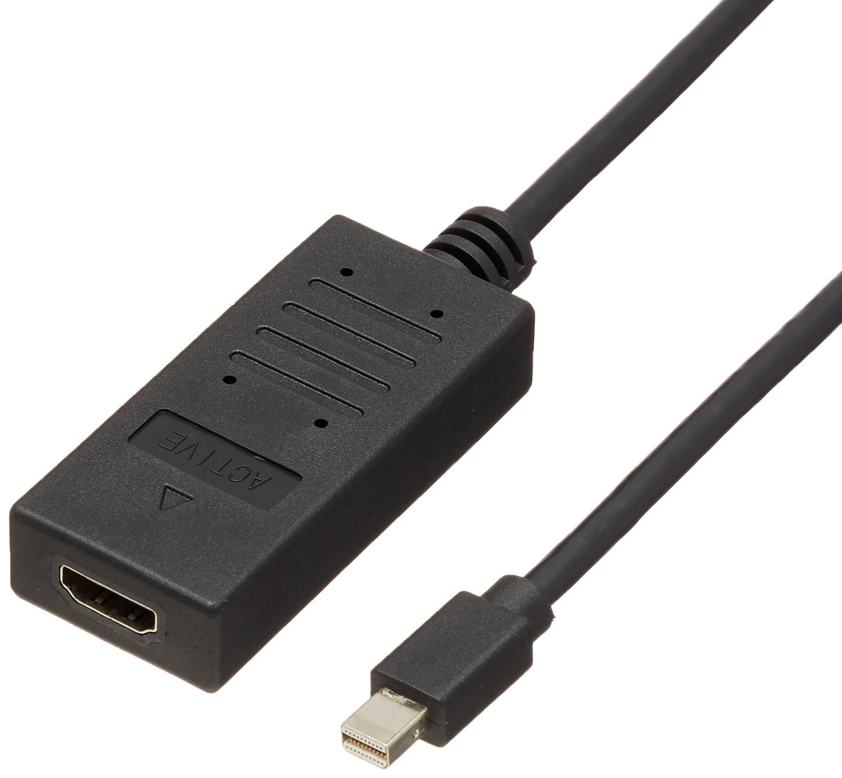 VisionTek Mini DisplayPort to HDMI 4K Active Adapter, Male to Female, for MacBook Pro, Macbook Air, Mac Mini, Microsoft Surface Pro 3/4, Desktop