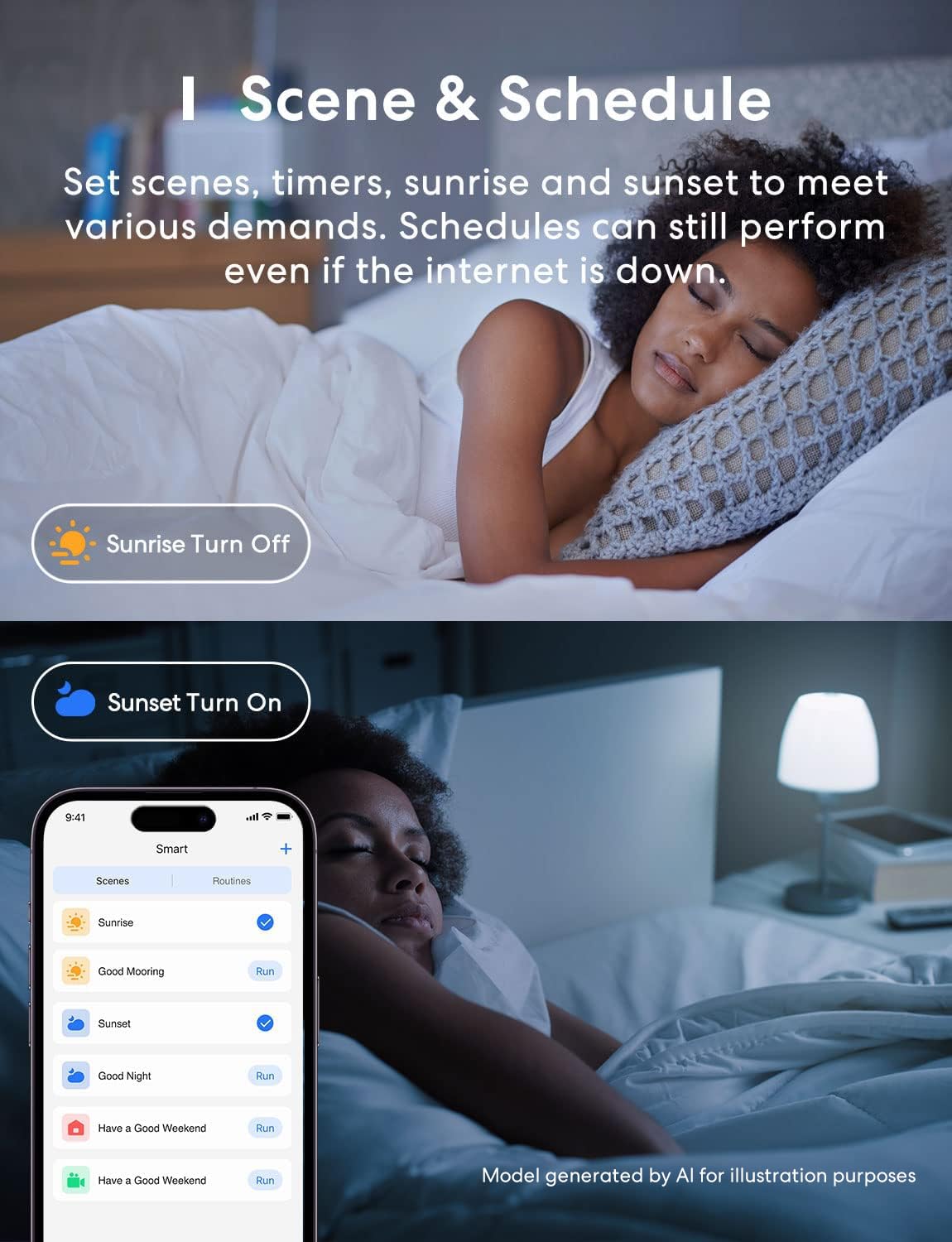 meross Smart LED Light Bulb, Supports Apple HomeKit Dimmable E26 Multicolor
