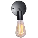 BRIGHTESS W8962 Retro Black Wall Sconce Lamp Simple Lamps Industrial Vintage Farmhouse Wall Lamp for Indoor Hardwired