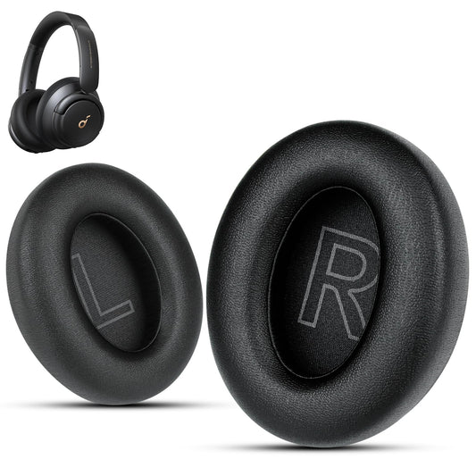Krone Kalpasmos Soundcore Replacement Ear Pads - Fits Soundcore Life Q20 Replacement Ear Pads, Soft Memory Foam Soundcore Q20 Replacement Ear Pads