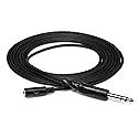 Hosa MHE-325-25 Feet 1/4 Inches M TRS to 1/8 Inches Mini F Extension Cable