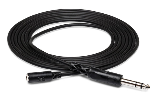 Hosa MHE-325-25 Feet 1/4 Inches M TRS to 1/8 Inches Mini F Extension Cable