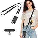 TiMOVO Universal Phone Lanyard Crossbody, Detachable Neck Lanyard for iPhone 17 Series Case, Adjustable Shoulder Strap with Quick Release Buckle
