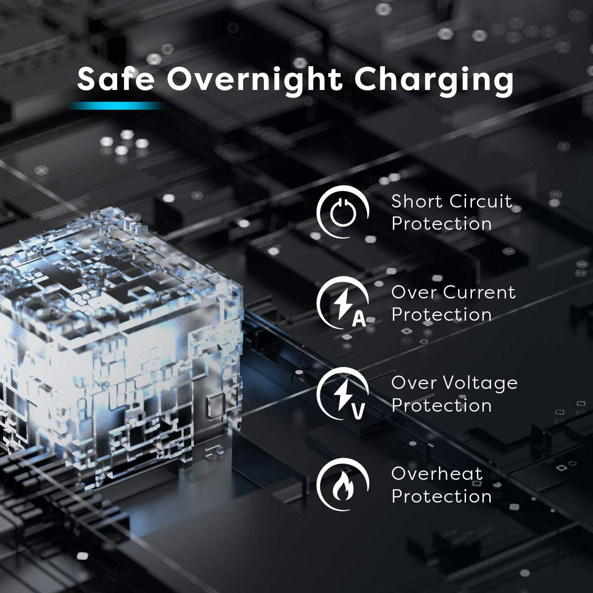 PQI 24W USB C Wall Charger - 24 Watt Type C PD Fast Charging Power Adapter Plug - Compatible with Apple iPhone 12 Pro Max, 11, and More