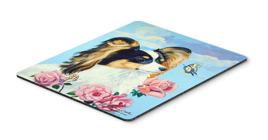 Caroline's Treasures 7242MP Papillon Mouse Pad, Hot Pad or Trivet for Home Office Gaming Working Computers Laptop Mouse Mat,Washable Large Mousepad