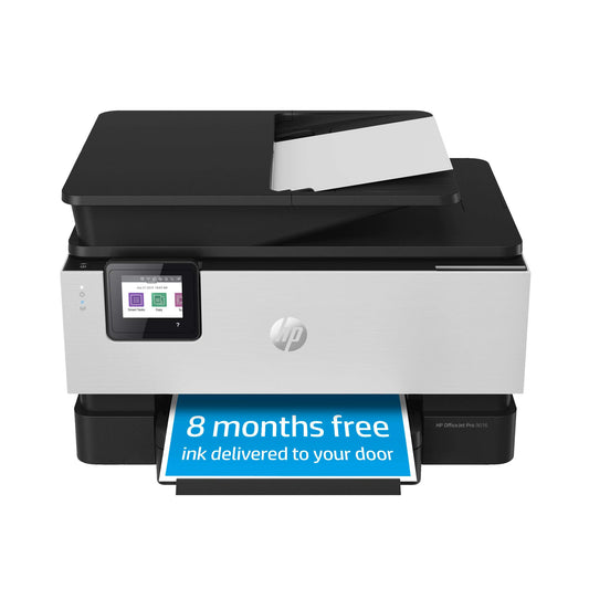 HP OfficeJet Pro 9016 All-in-One Wireless Printer - Includes 8 Months of Ink Delivered to Your Door and Smart Tasks for Home Office Productivity