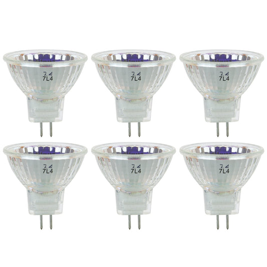 Sunlite 35MR11/GU4/NFL/12V/6PK Halogen 35W 12V MR11 Quartz Reflector Narrow Floodlight Light Bulbs (6 Pack)