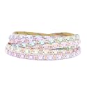 LOAMLIN WS2812B IC RGB 5050SMD ECO Individual Addressable LED Strip Light, 16.4FT 300LED 60LED/m Flexible Full Color IP65 Waterproof DC5V White PCB