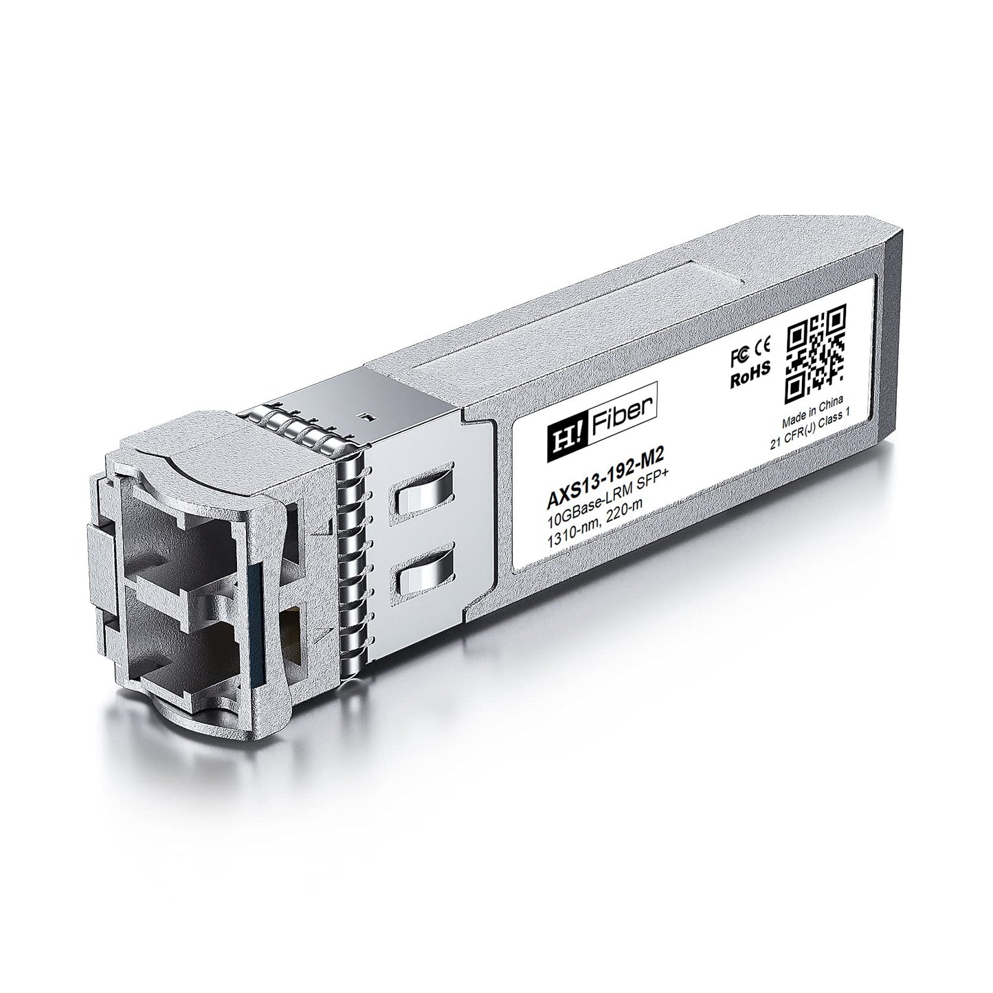 H!Fiber SFP+ 10GBase-LRM Transceiver Module Compatible for Cisco SFP-10G-LRM, Meraki MA-SFP-10GB-LRM, Ubiquiti, Mikrotik, Netgear, D-Link, Supermicro