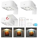 3 Pack Picture Lights for Wall, Rechargeable Battery Operated Wall Lights, Picture Frame Lights with 3 Lighting Modes, Wireless Magnetic Painting