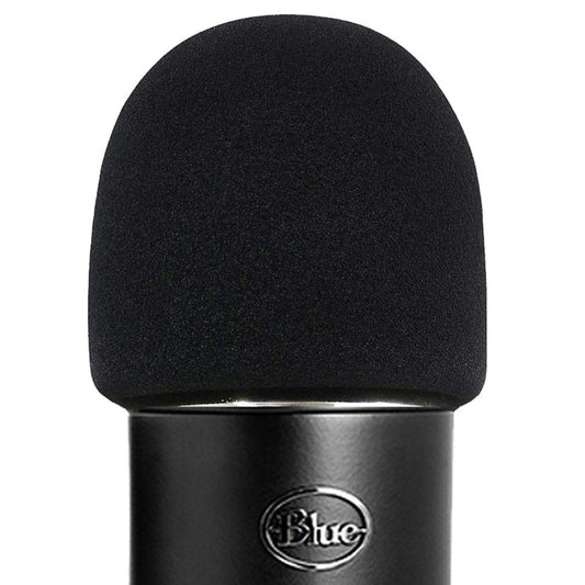 ienza® Windscreen for Blue Yeti Foam - Also Fits Other Large Microphones Such as MXL, Audio Technica and More - Quality Sponge Material to Act as a
