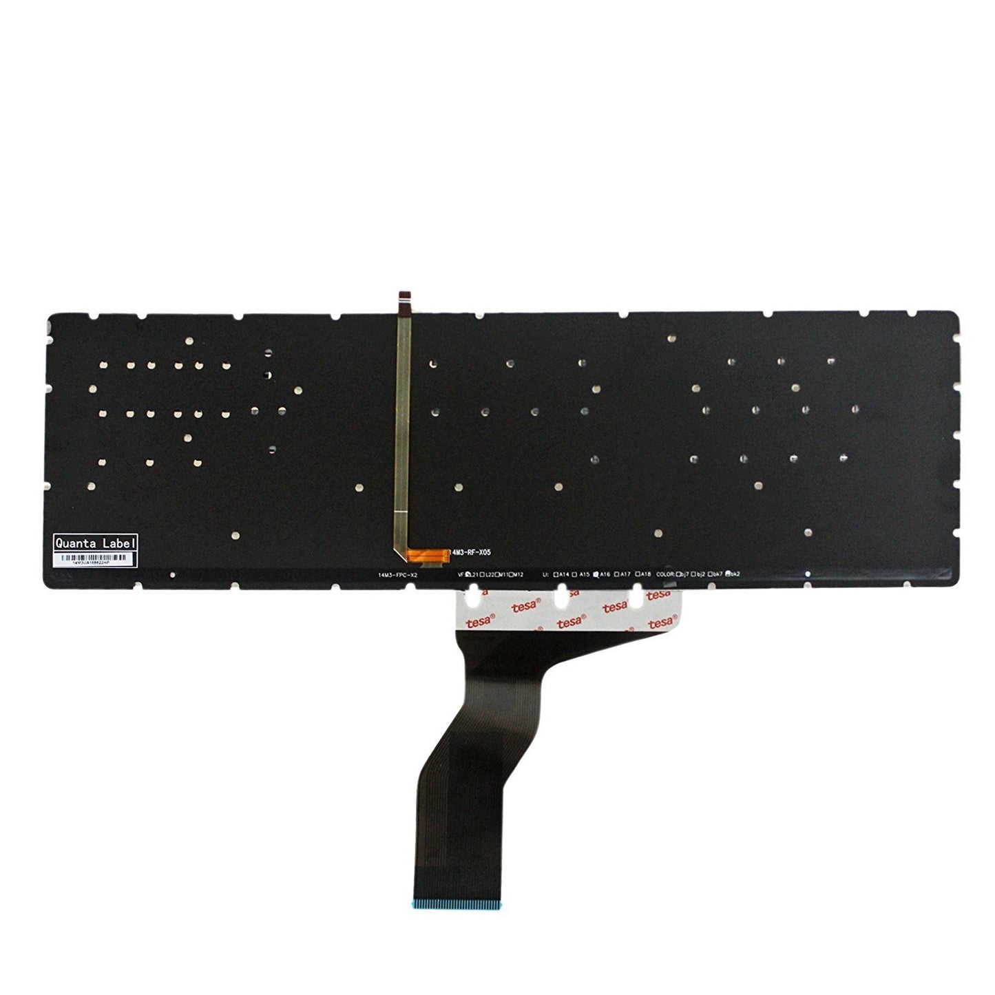 New US Black Backlit English Laptop Keyboard (Without Frame) Replacement for HP Envy 17-s013ca 17-s030nr 17-s033cl 17-s041nr 17-s110nr 17-s112nr