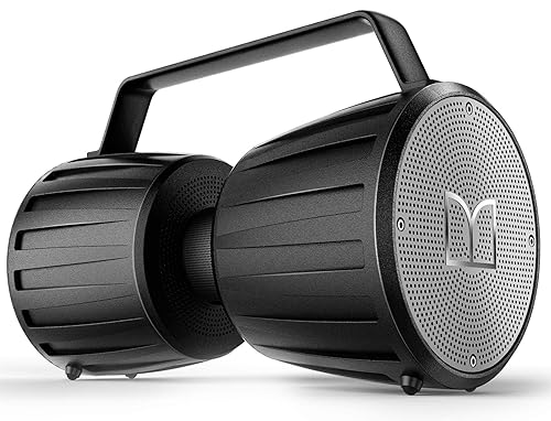 Monster Adventurer Force Bluetooth Speaker IPX7 Waterproof Speaker 5.0 with Microphone Input, 80W Portable Bluetooth Speakers with 40H Playtime