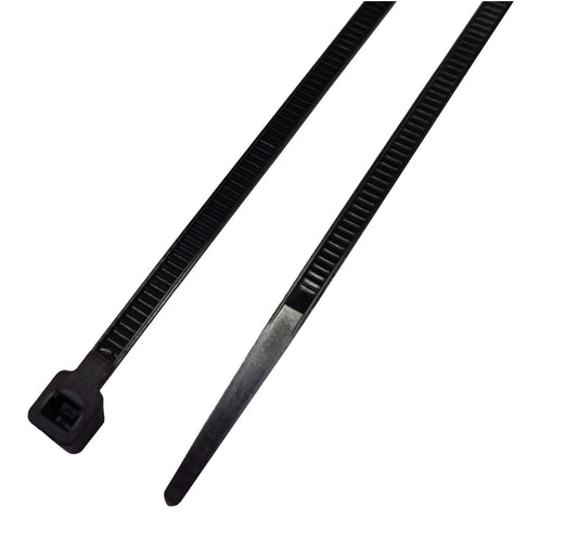 South Main Hardware 848101 1000-Pack 4 Inch Cable Ties, Black 1,000-Pack, 18-Lb Test, Small, Black Uv