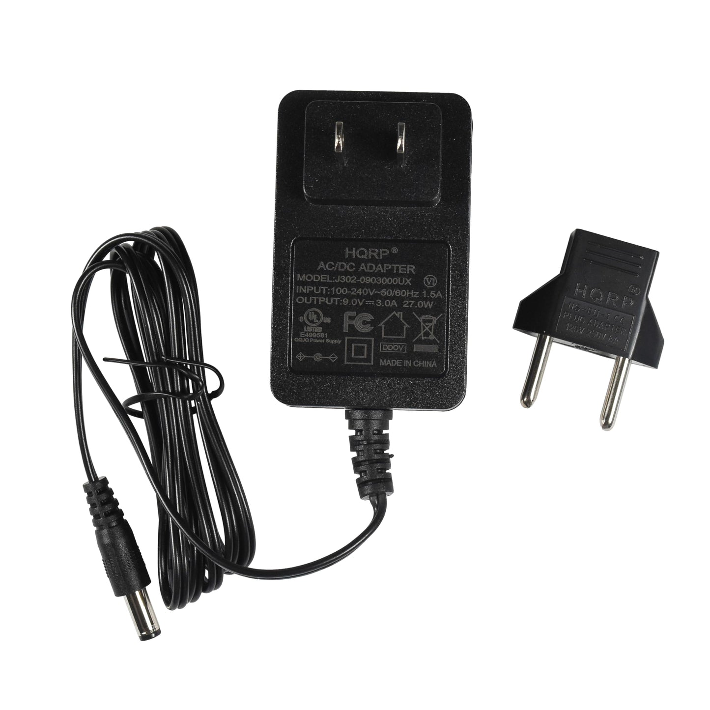 HQRP 9-Volt AC Adapter Compatible with Line-6 DC-3G Amplifi FX100, Firehawk FX, Amplifi TT, Amplifi 30, HX Stomp, HX Effects, POD HD300 HD400 HD500…