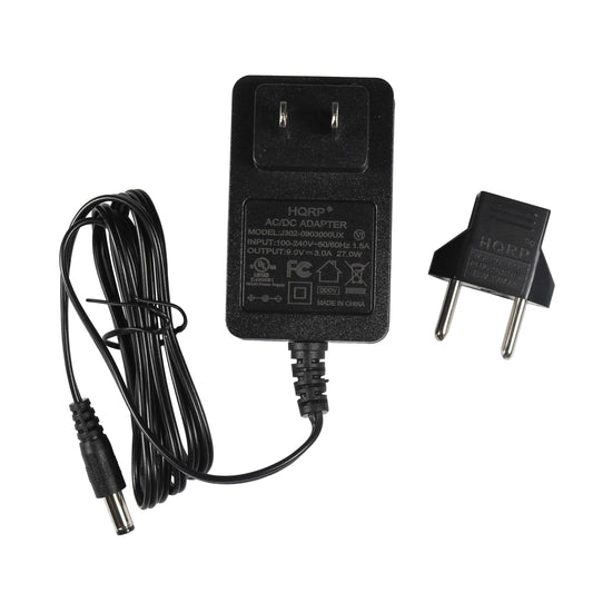 HQRP 9-Volt AC Adapter Compatible with Line-6 DC-3G Amplifi FX100, Firehawk FX, Amplifi TT, Amplifi 30, HX Stomp, HX Effects, POD HD300 HD400 HD500…