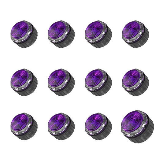 24MM 30MM Gamerfinger Mechanical Arcade Buttons with Mx Speed Silver Switches Arcade Push Buttons (Purple)