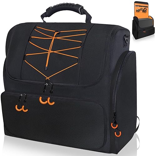 Computer Desktop Mid Tower PC Carrying Case,PC Travel Case Padded Carrying Bag Backpack for ATX/M-ATX Mid-Tower, Portable PC Carrying Bag for PC