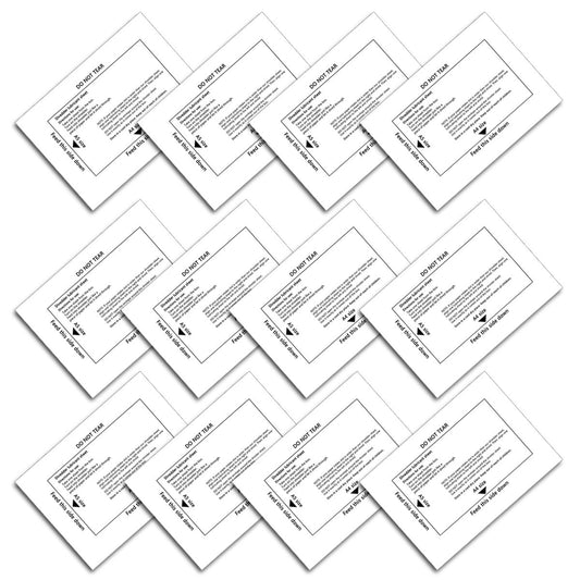 Ansoon Paper Shredder Lubricant Sheets, Paper Shredder Sharpening & Lubricating Sheets (12PCS)